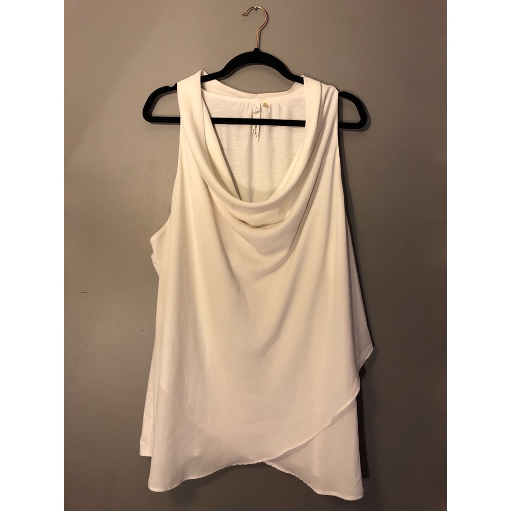 White Blouse Tank